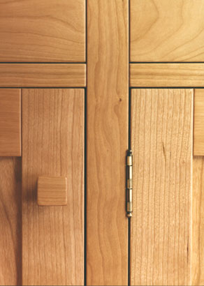 Greene and Greene kitchen door detail