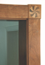 door trim inlay detail