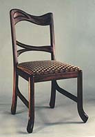 carved walnut dining chair